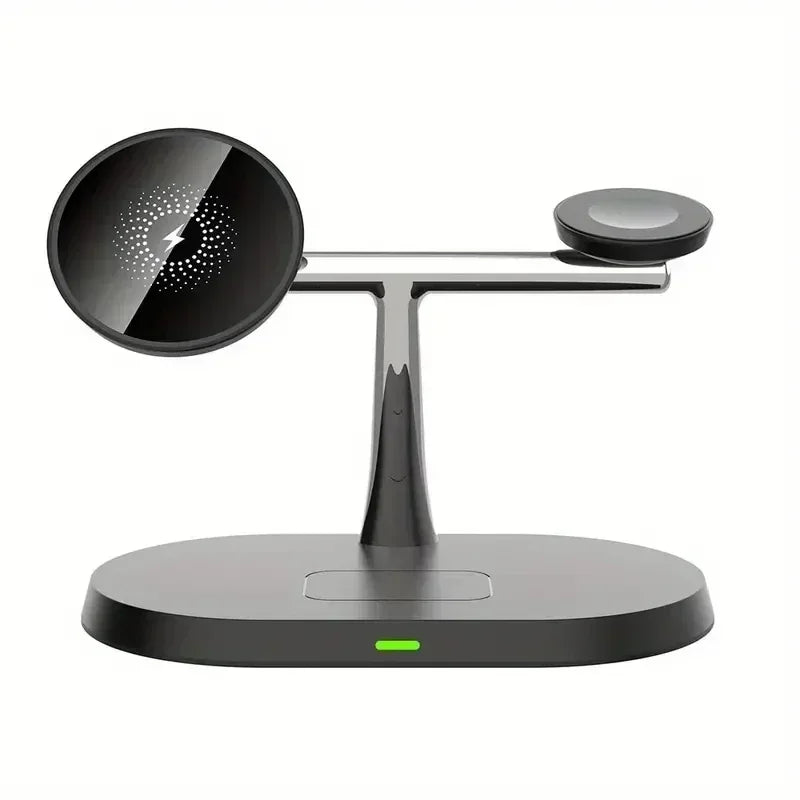 3 in 1 Magnetic Wireless Charger Stand for Iphone 16-12 Pro Apple Watch 9 8 Airprods 3 in 1 Macsafe Fast Charging Station