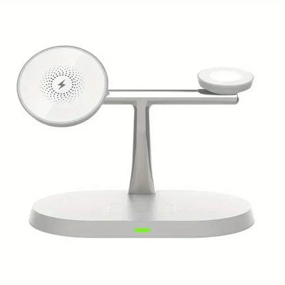 3 in 1 Magnetic Wireless Charger Stand for Iphone 16-12 Pro Apple Watch 9 8 Airprods 3 in 1 Macsafe Fast Charging Station