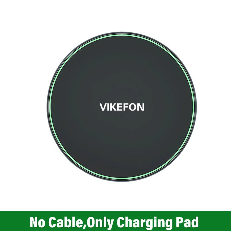 Wireless Charger for Iphone 17 16 15 14 Pro Max Induction Fast Charging Pad Dock Station for Samsung S23 S22 Xiaomi Huawei