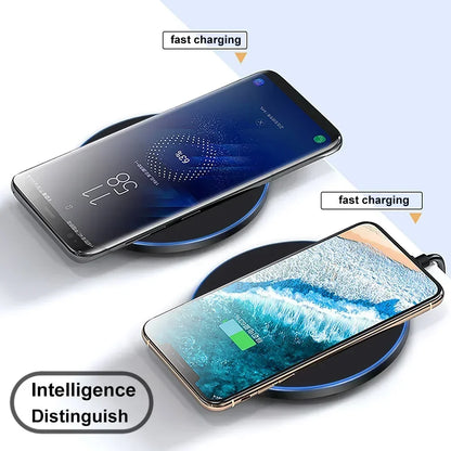 Wireless Charger for Iphone 17 16 15 14 Pro Max Induction Fast Charging Pad Dock Station for Samsung S23 S22 Xiaomi Huawei