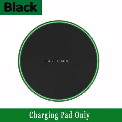 Wireless Charger for Iphone 17 16 15 14 Pro Max Induction Fast Charging Pad Dock Station for Samsung S23 S22 Xiaomi Huawei