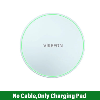 Wireless Charger for Iphone 17 16 15 14 Pro Max Induction Fast Charging Pad Dock Station for Samsung S23 S22 Xiaomi Huawei
